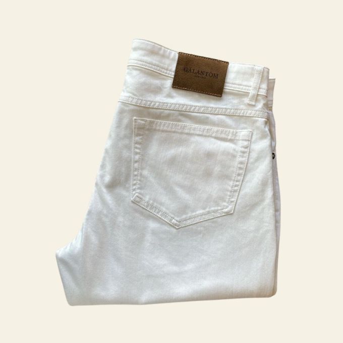 Denim Bianco 5 tasche