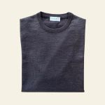 Girocollo in lana rasata<br>Marrone Melange